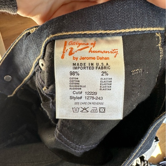 Citizens of Humanity Straight Leg Jeans - Picture 3 of 4